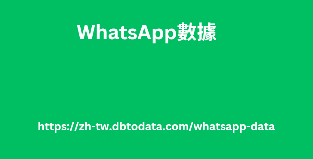 俄羅斯 WhatsApp 號碼數據