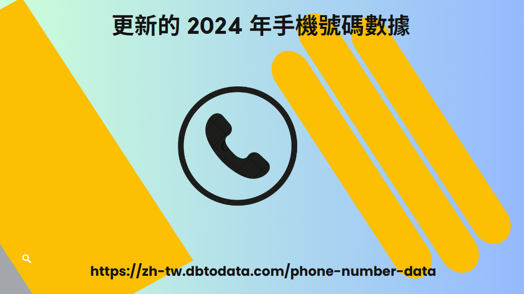 更新的 2024 年手機號碼數據